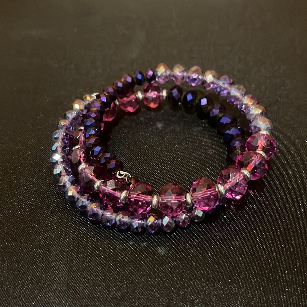 Purple Wrap Bracelet